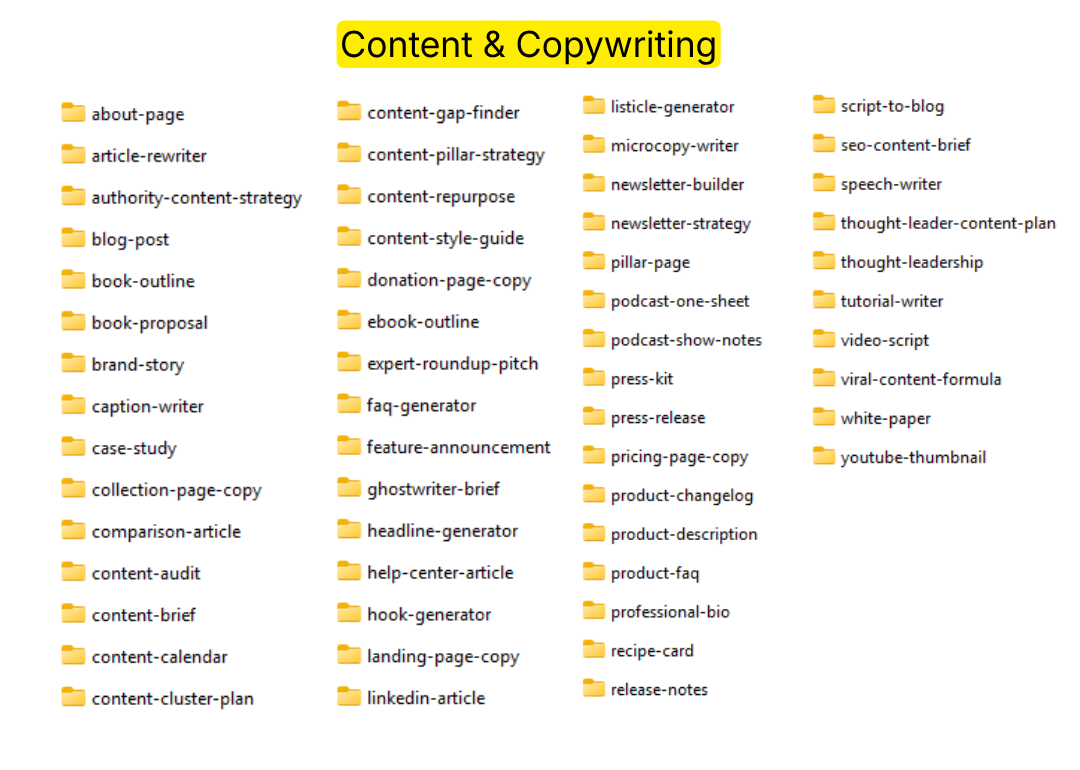 Content & Copywriting