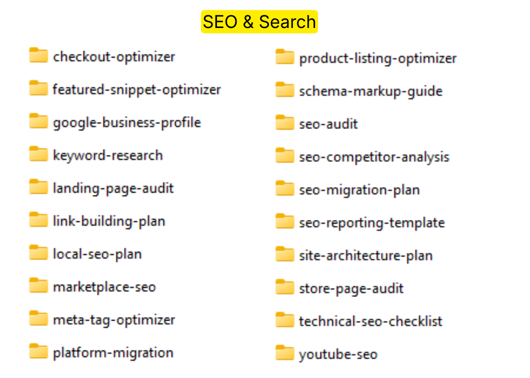 SEO & Search